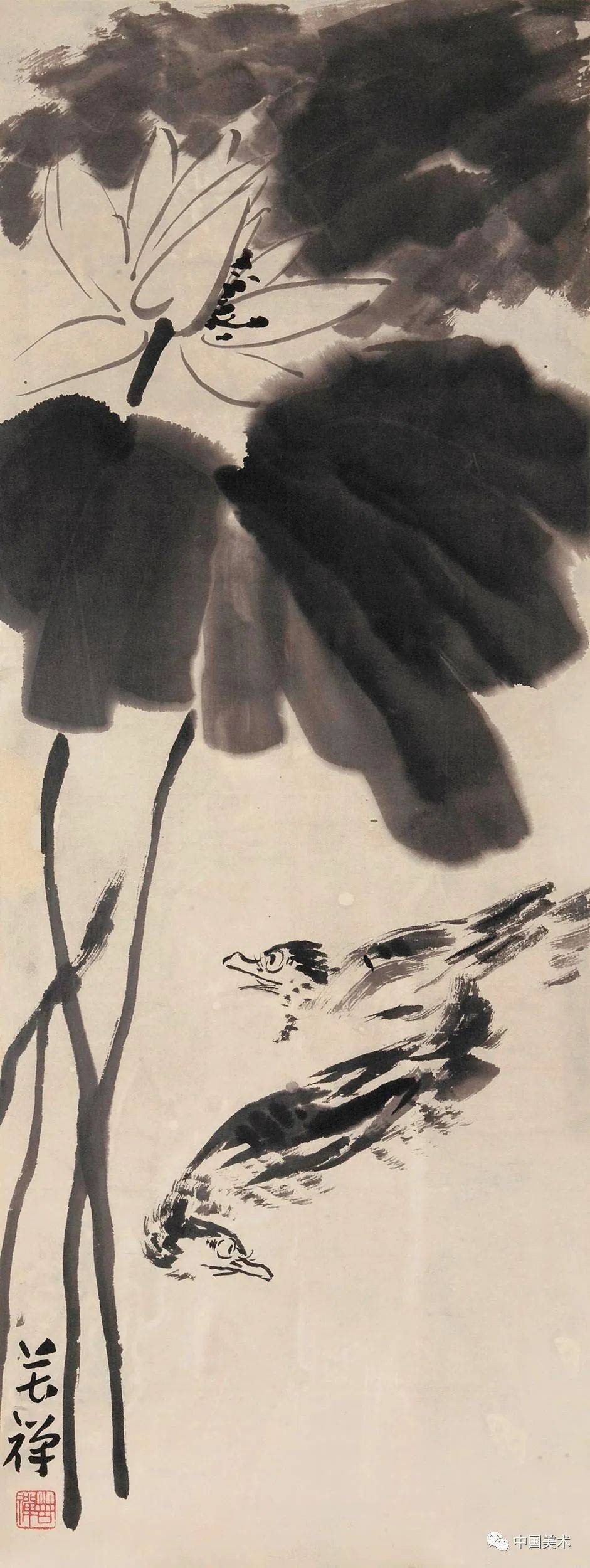 李苦禅禽鸟百图