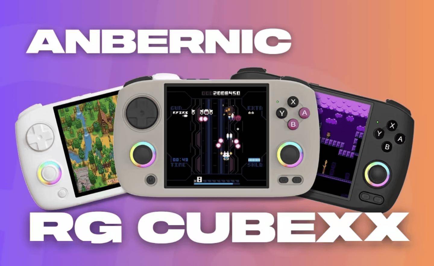 Anbernic 推出“RG CubeXX”Linux 游戏掌机：全志 H700，60 美元