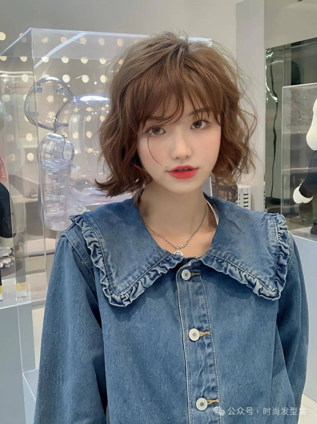 "圆脸短发",也纯欲,秋冬第一剪
