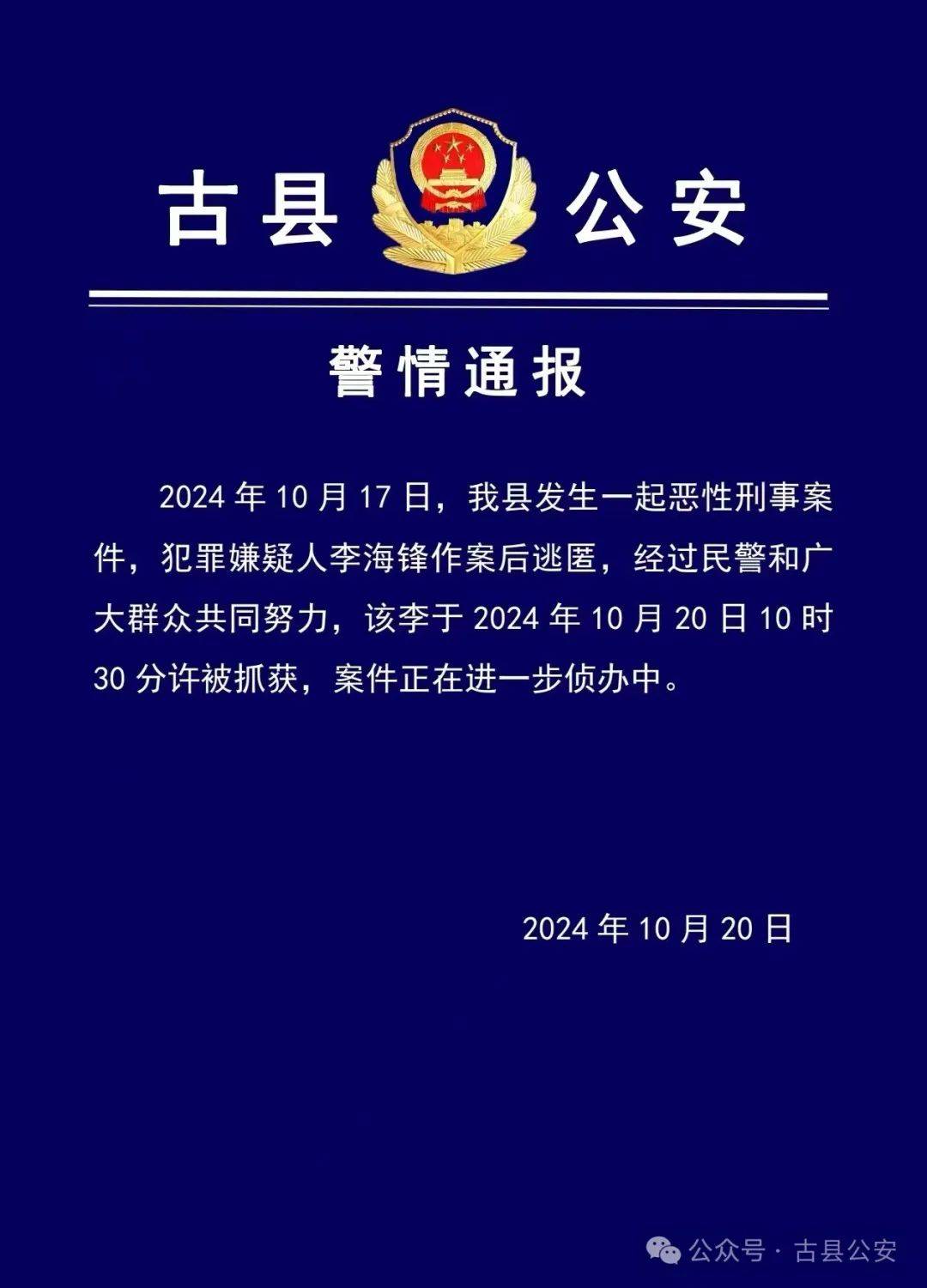 吉林李海峰案侦破纪实图片