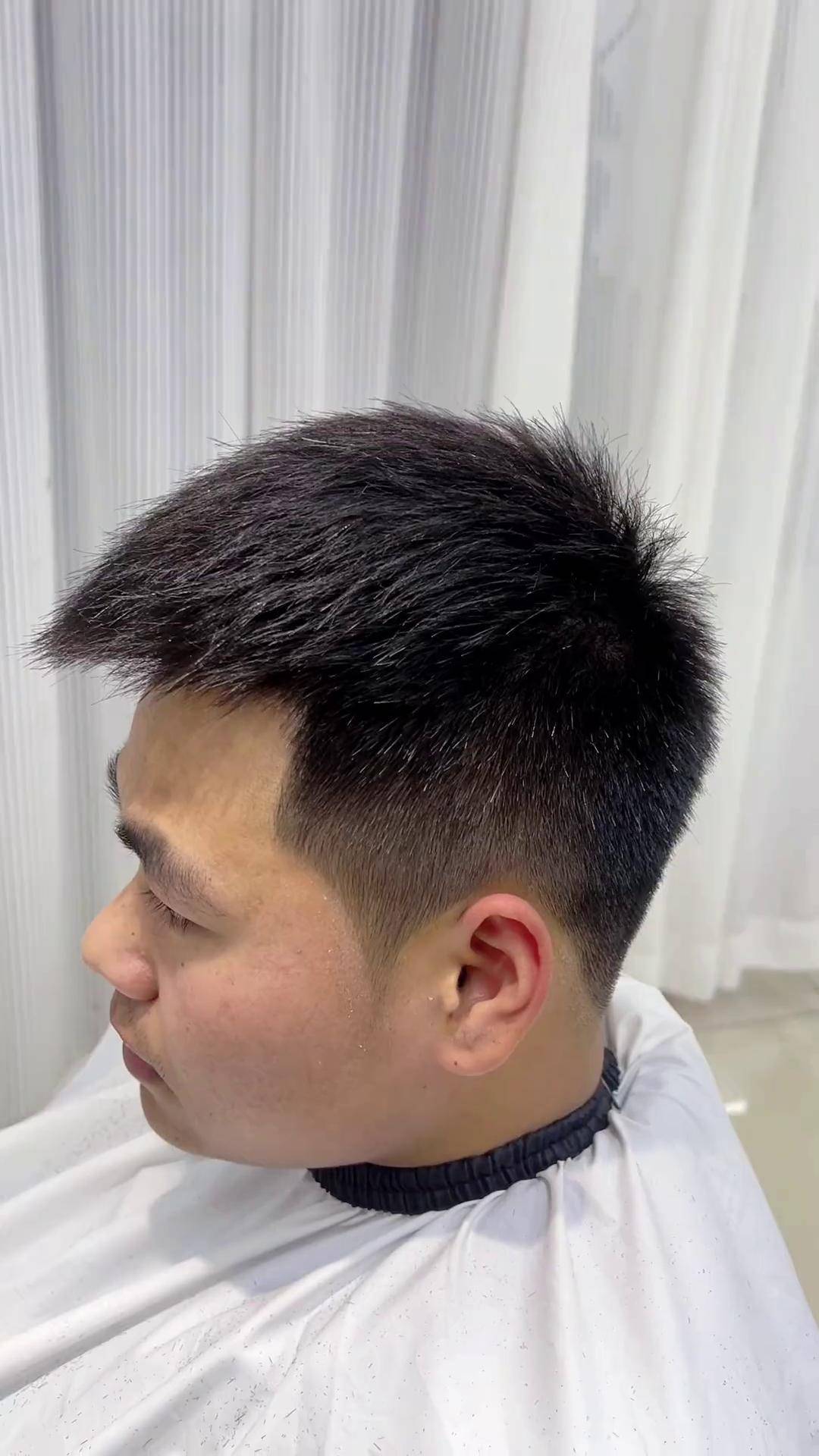 原相机瓜子头,无美颜无滤镜,真实效果前刺发型 头型得支棱起来