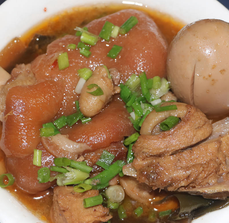 湖北广水马坪:拐子饭百年风味历久弥香_店铺_猪脚_老汪