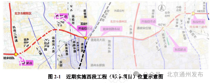 朝阳和通州之间新增一条大动脉,年底开工!_道路_滨榆_姚家园