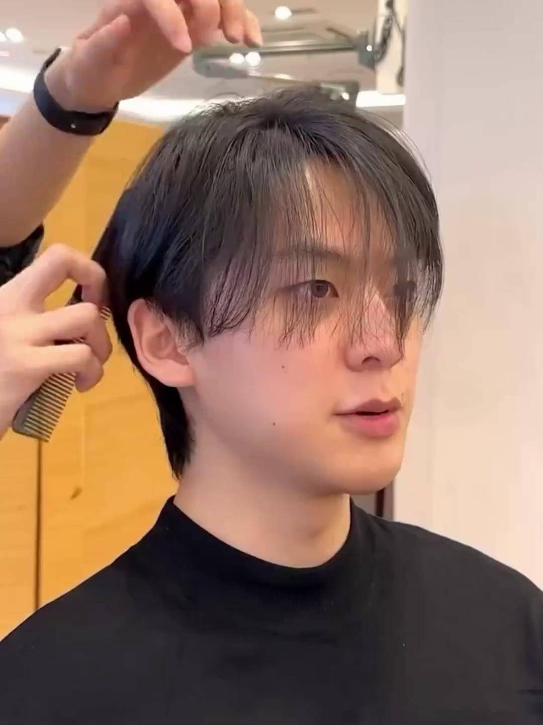 男士蓬松纹理烫发 发型设计 男士烫发 男生烫发发型推荐 服帖烫 脱壳