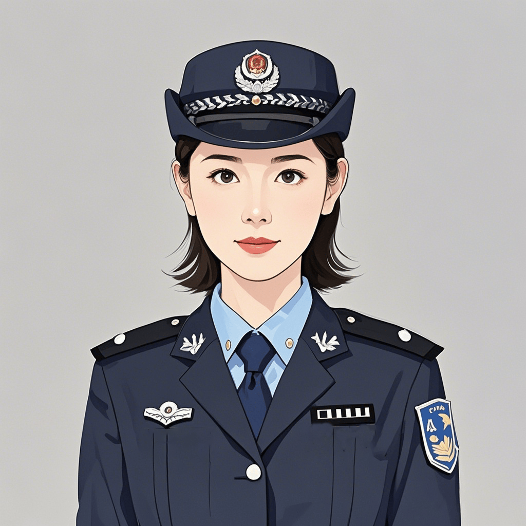 【职业头像】适合女警察用!