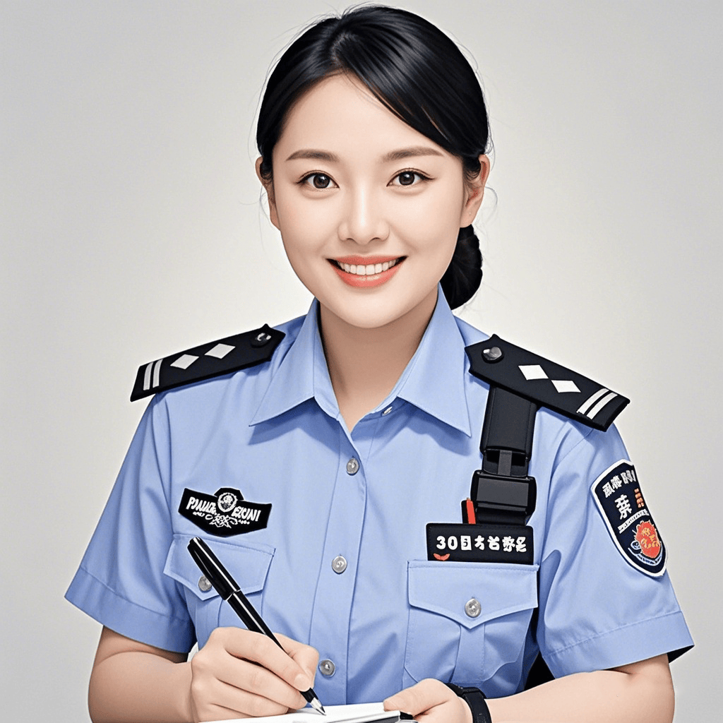 【职业头像】适合女警察用!