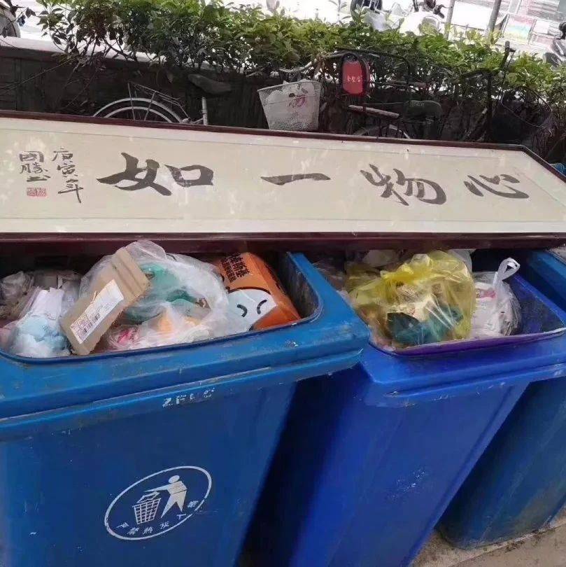 这谁的字啊?被人扔进垃圾桶了!_书法_作品_心物