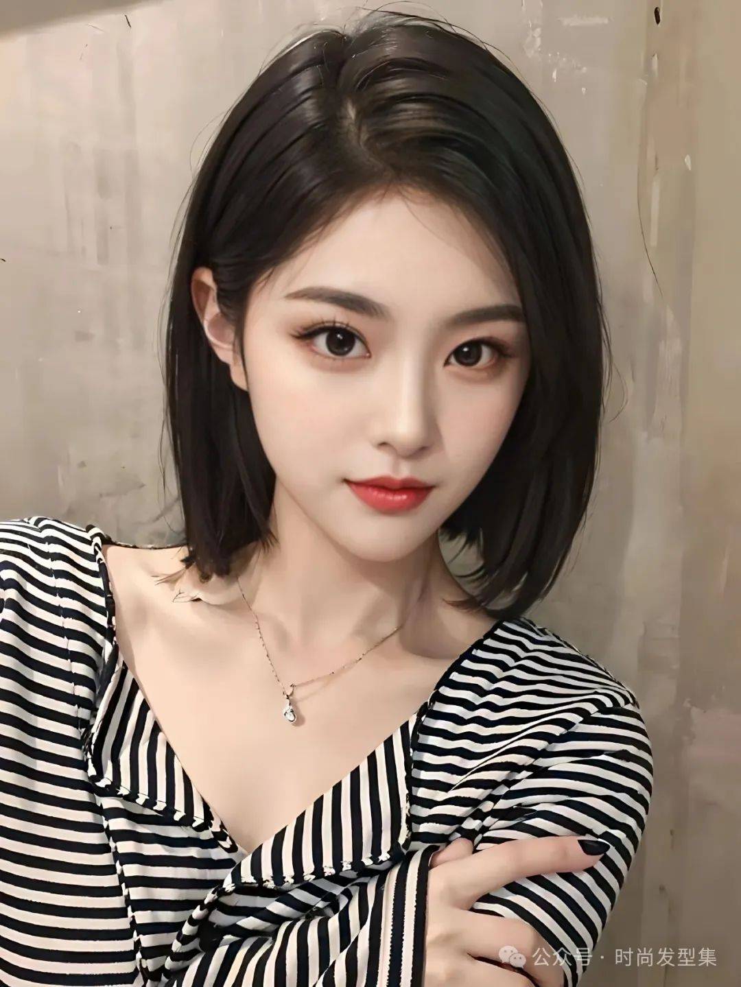 2024,10月"网红热短发.