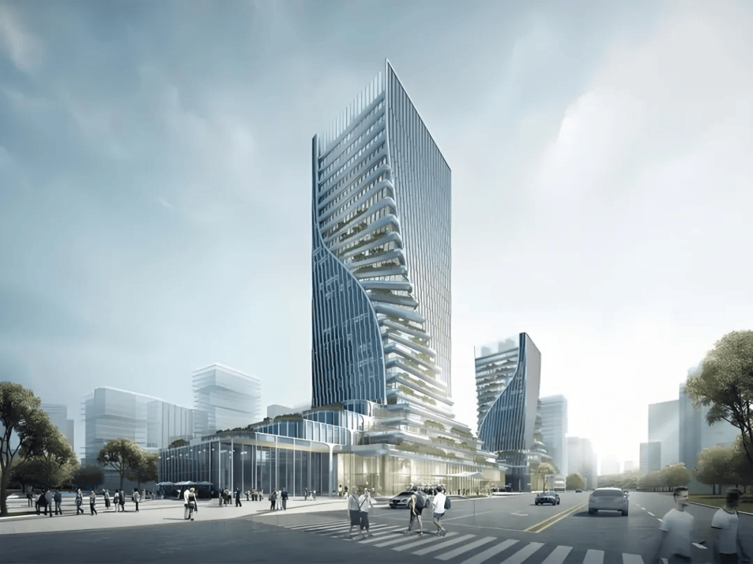 杭州临平金融科技大厦项目,竣工完成