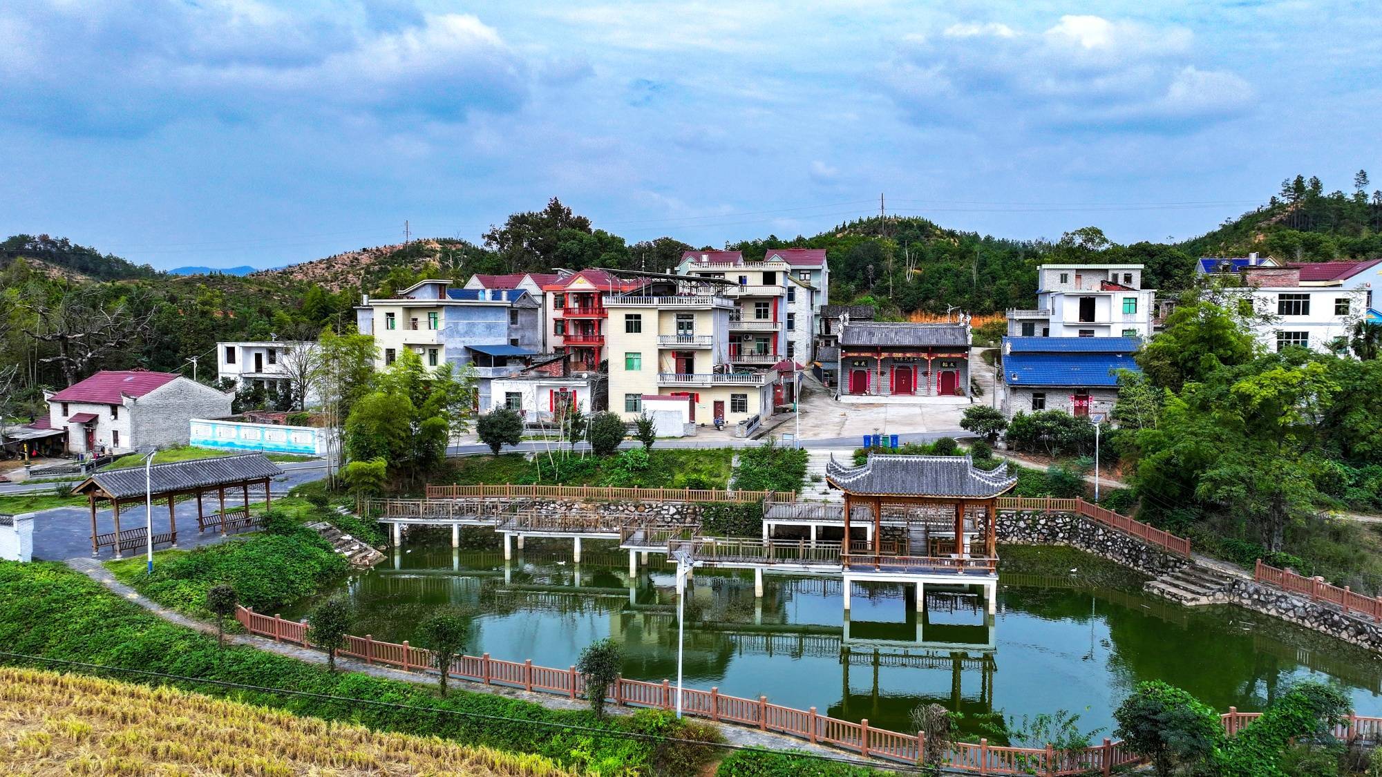 江西吉水:秋日山乡美如画_白水镇_发展_乡村