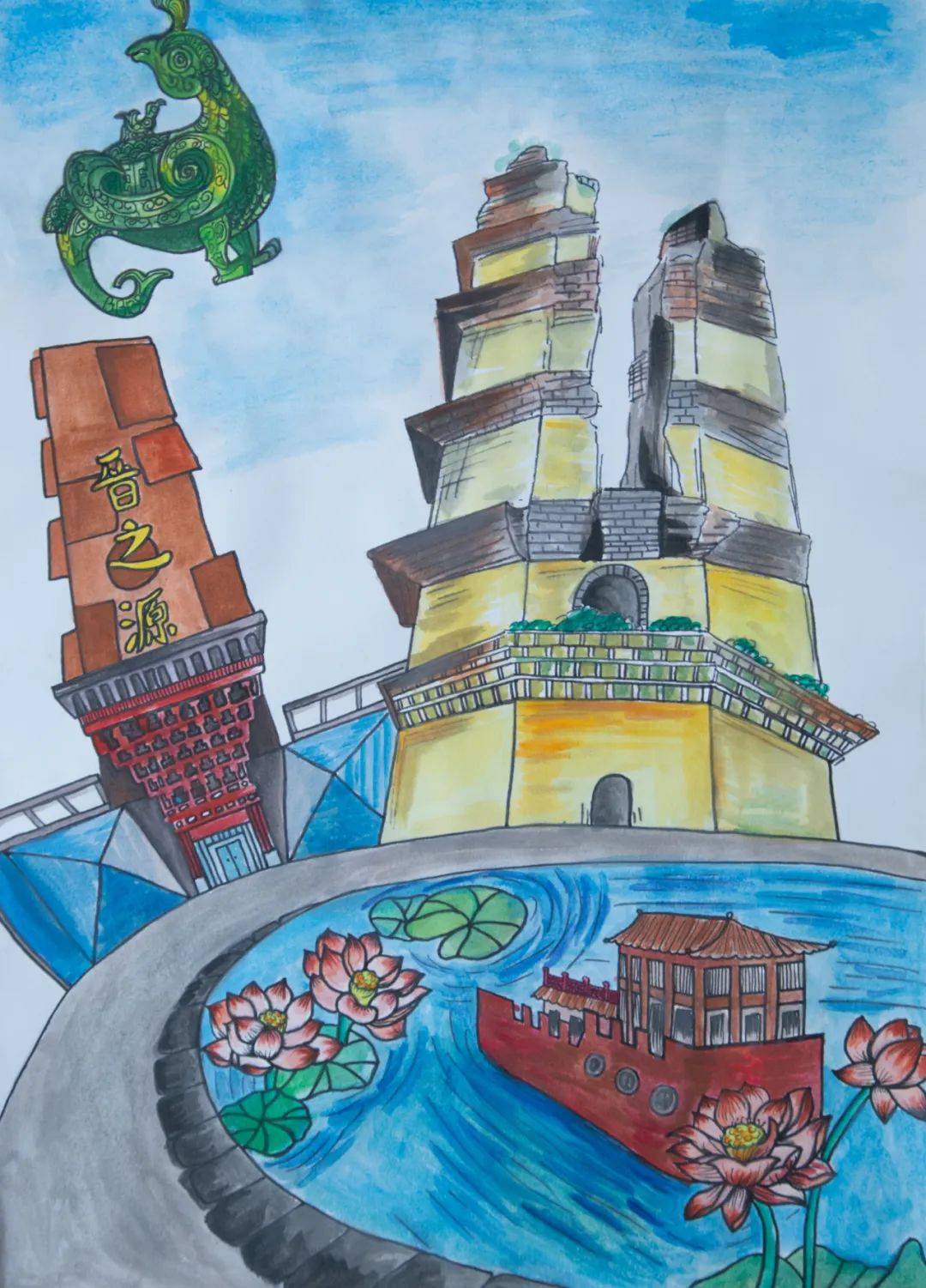 曲沃县"中国梦 劳动美"职工美术作品展