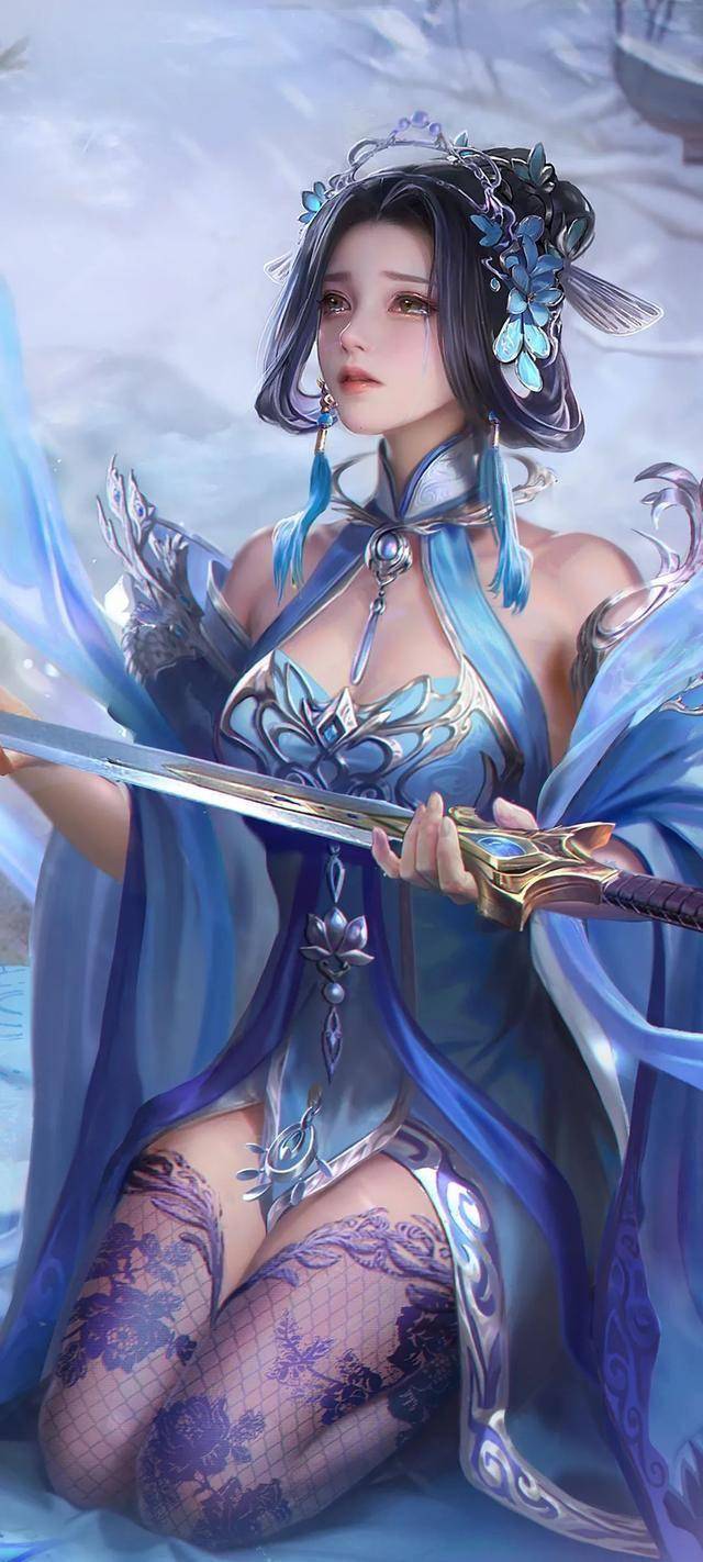 三国杀:蕾丝网袜,身材优美,楚楚动人,夫人好美!