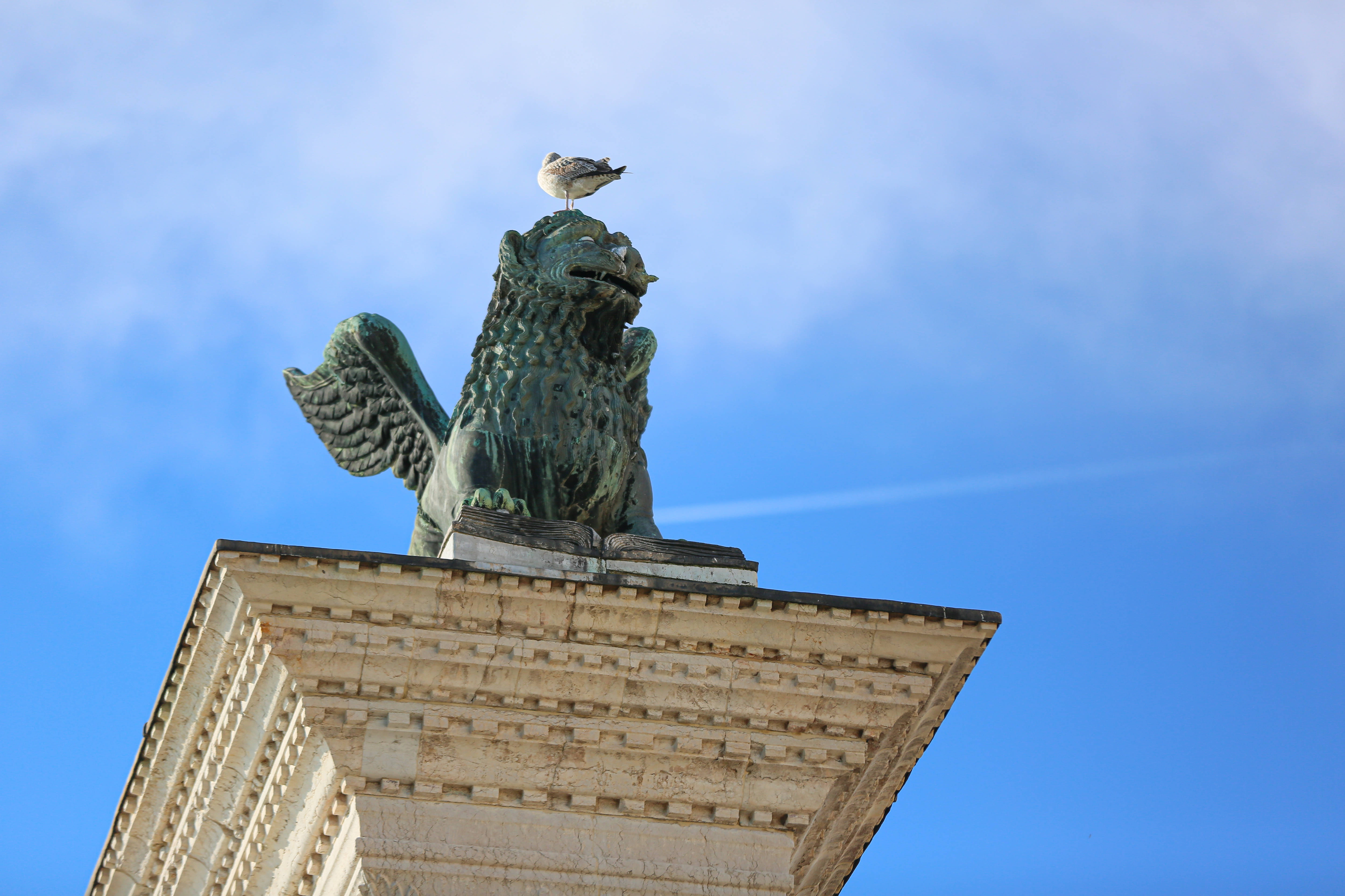 威尼斯这尊古老青铜狮"很中国"