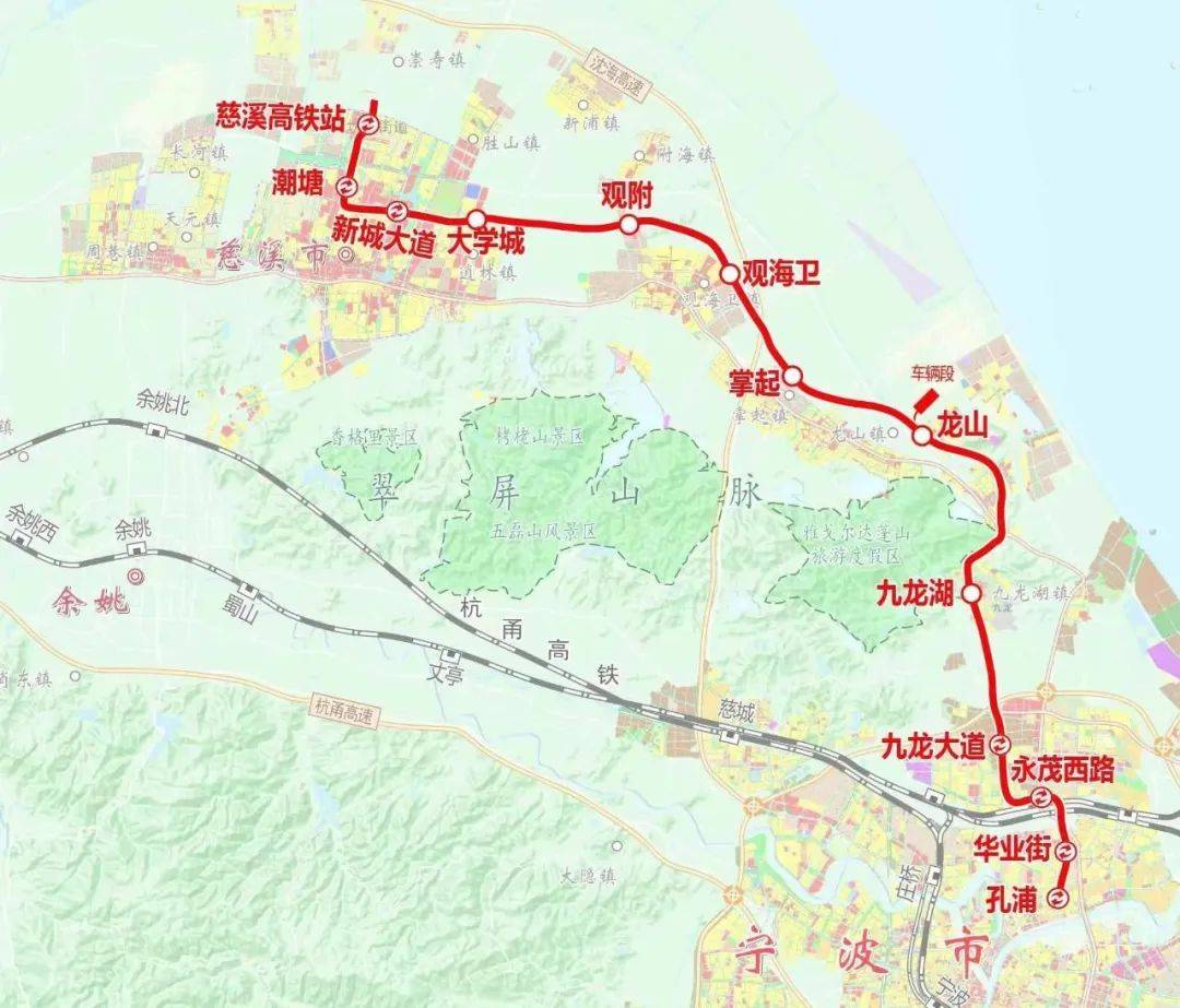 宁波k2线规划图图片