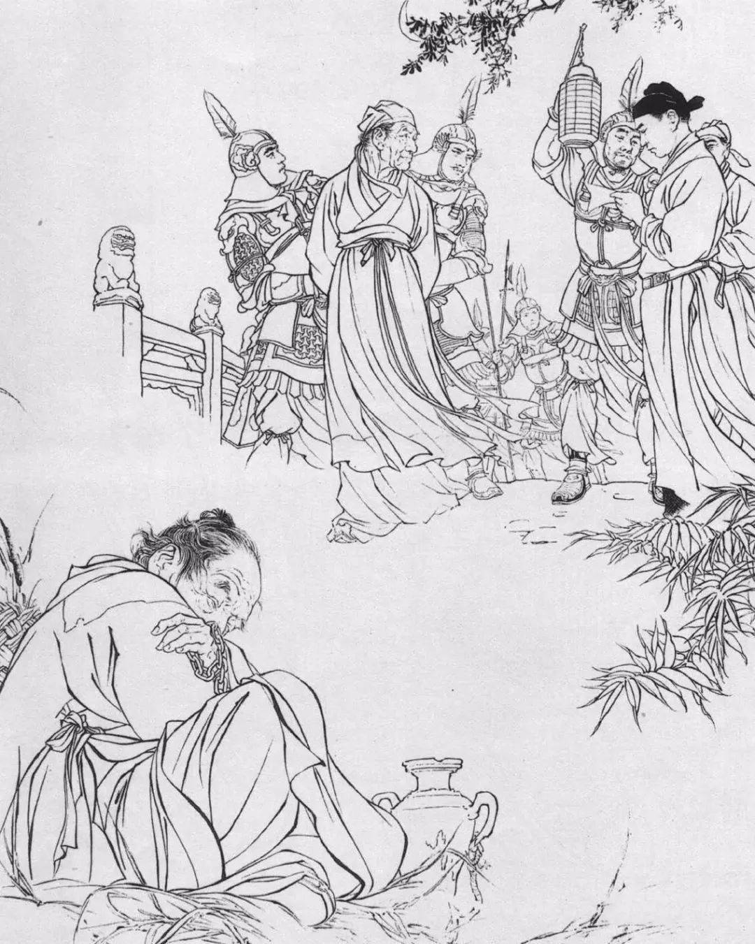 刘继卣大师经典白描,登峰造极!