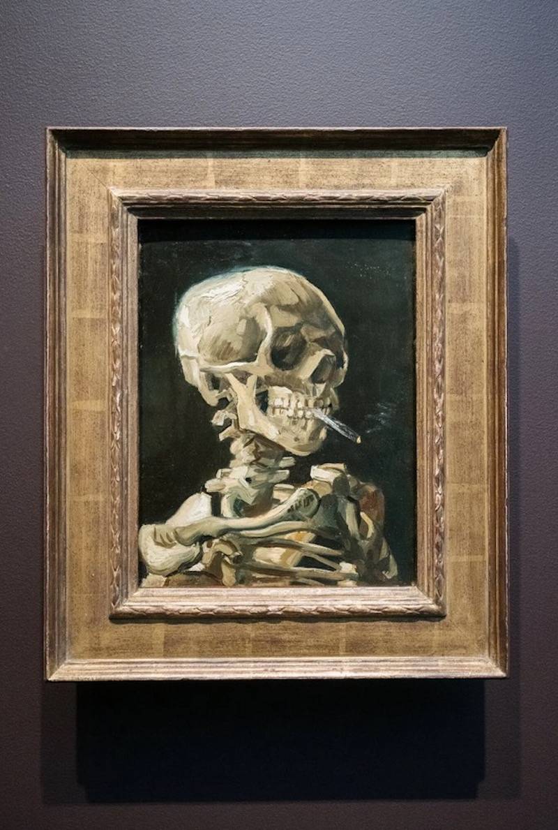 文森特·梵高为什么要画一幅抽着烟的骷髅呢?