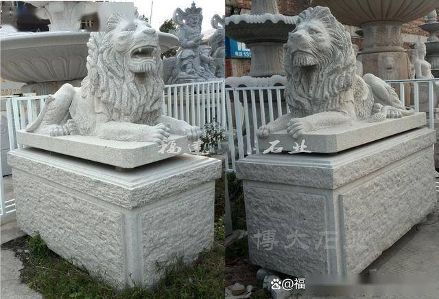 石狮子公母区别详解:石雕狮子雌雄特征对照图片