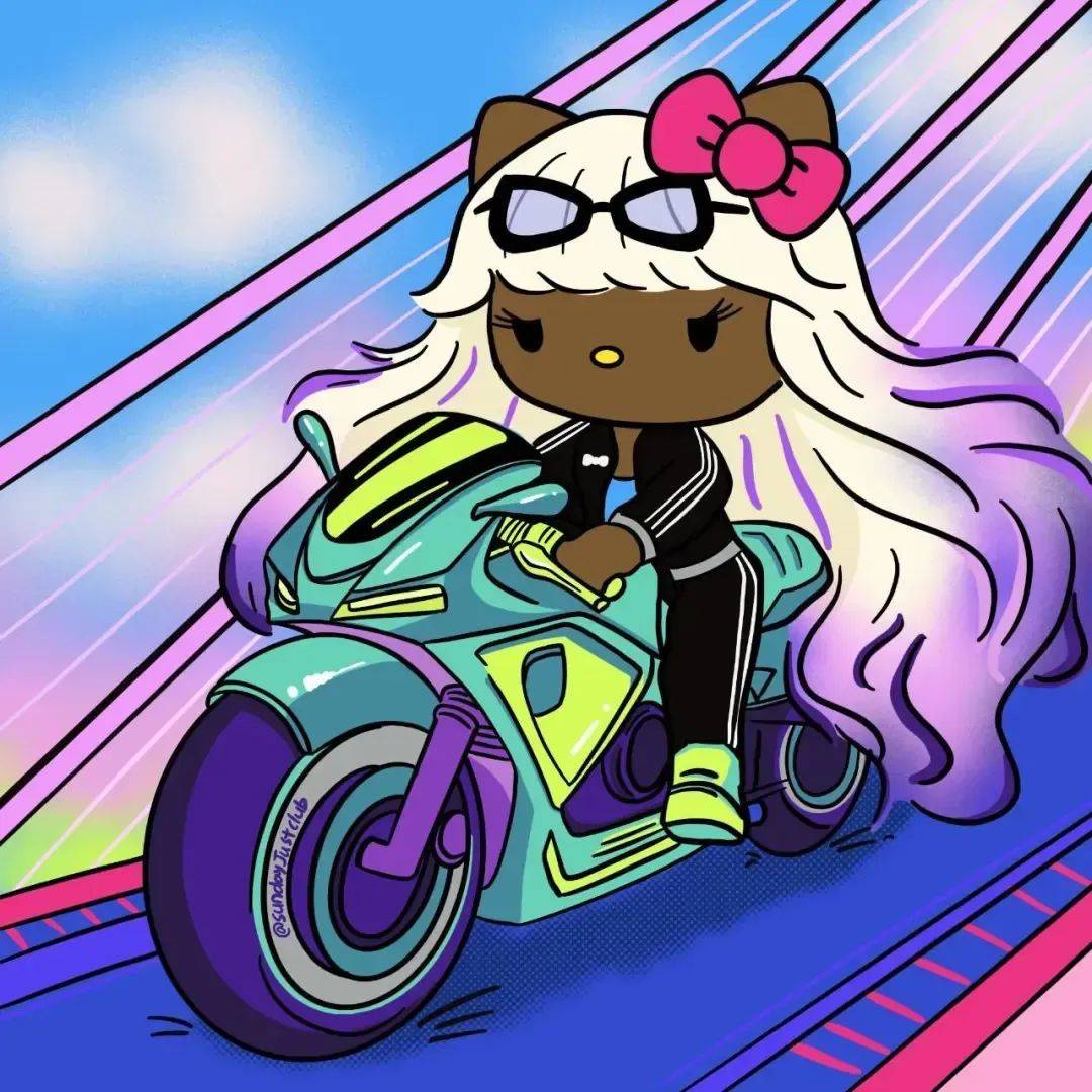 黑皮辣妹hellokitty 头像