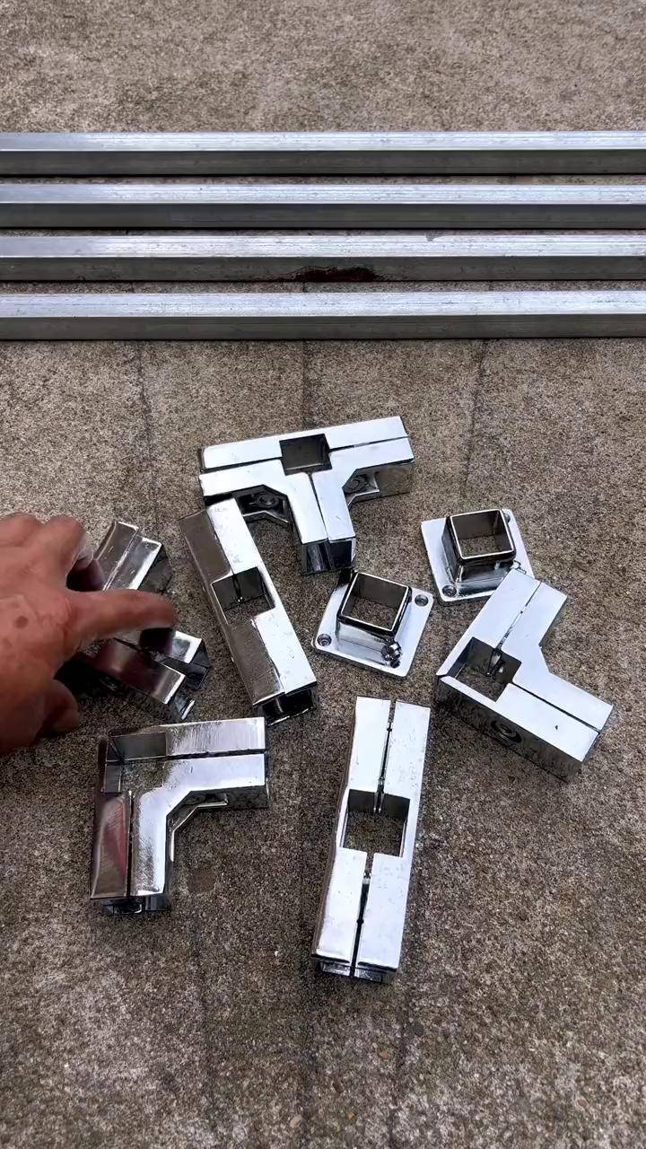 搭棚搭架子不锈钢方管连接件 服务三农支持三农 助力三农