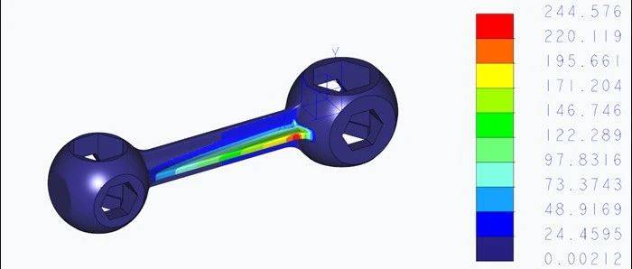 Creo Simulate有限元分析（7）：扳手受力分析_按钮_模型_材料