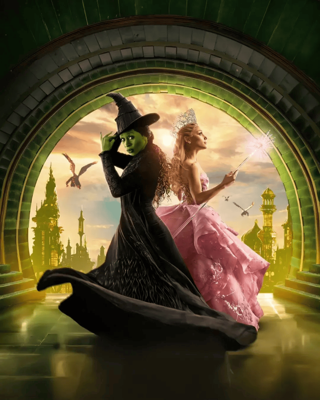 《魔法坏女巫》国内定档12.6!艾菲芭和格琳达的"魔法"故事来了!