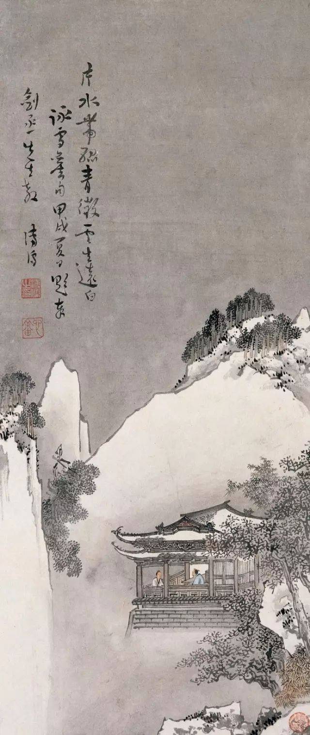 溥儒雪景山水24幅