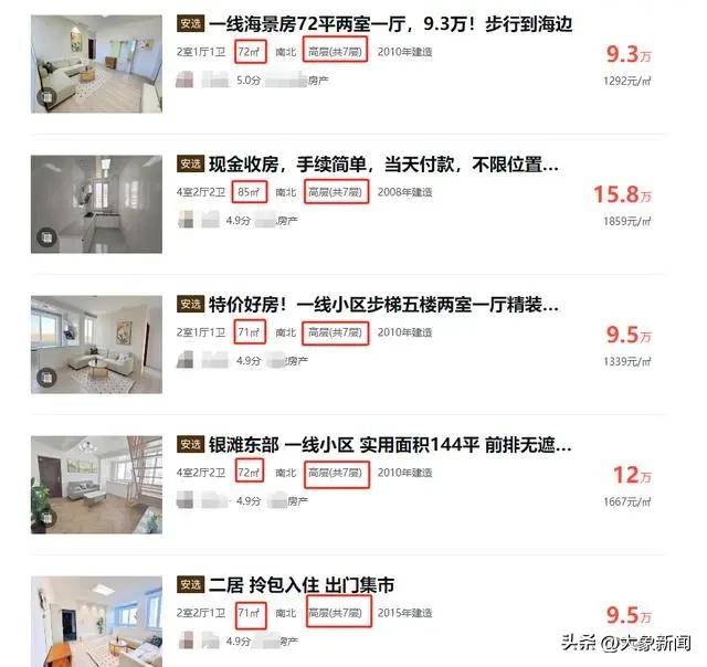 男子9万拍下1元海景房后悔：没海景