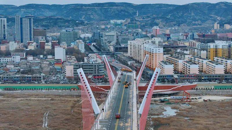 神木市铧山大桥效果图图片