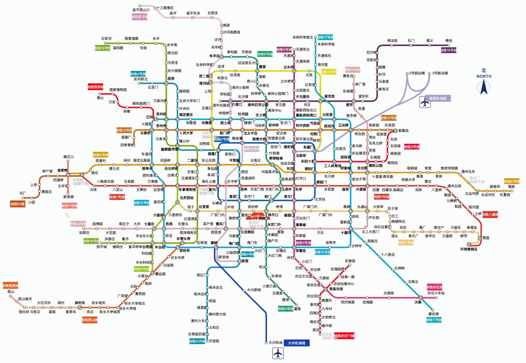 北京地铁路线路图查询图片