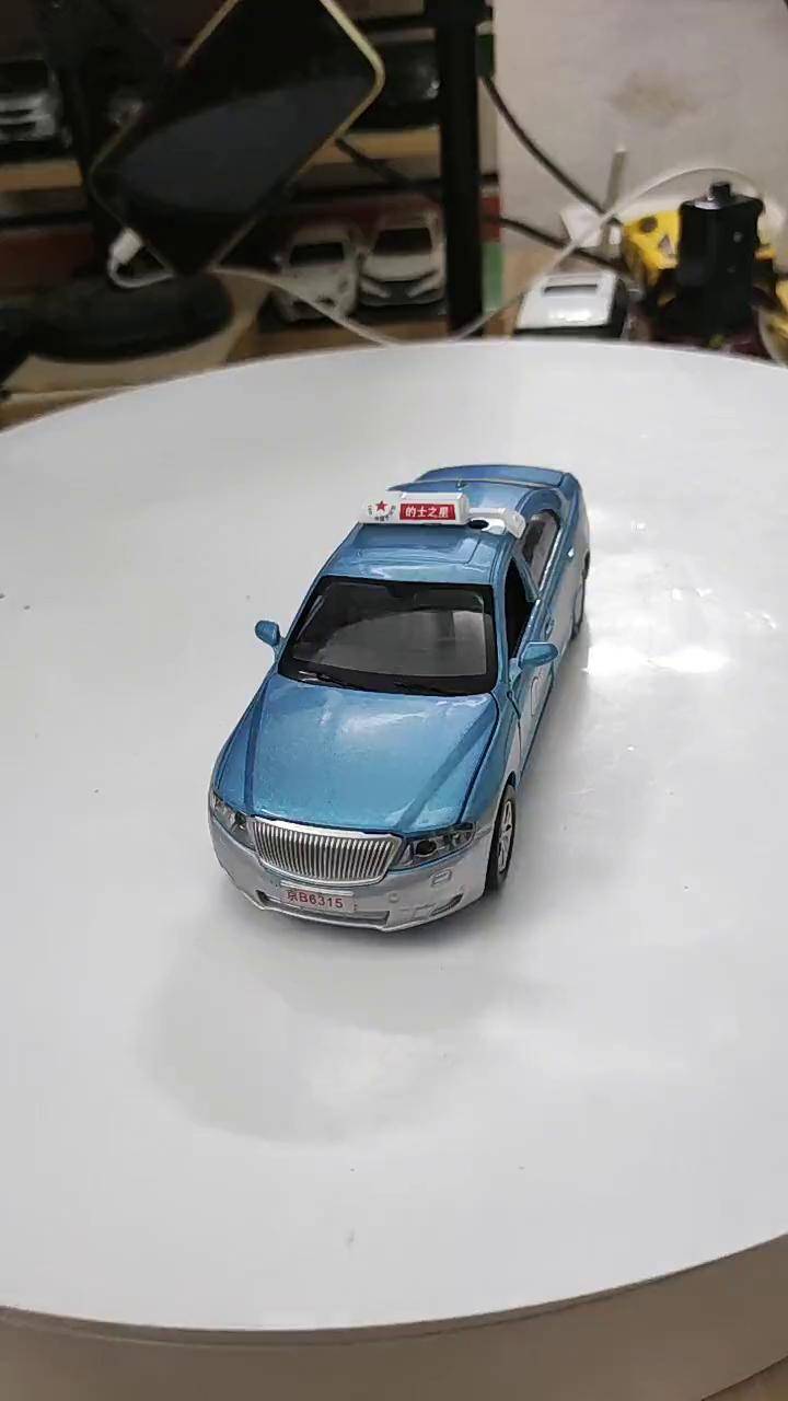 红旗出租车汽车模型