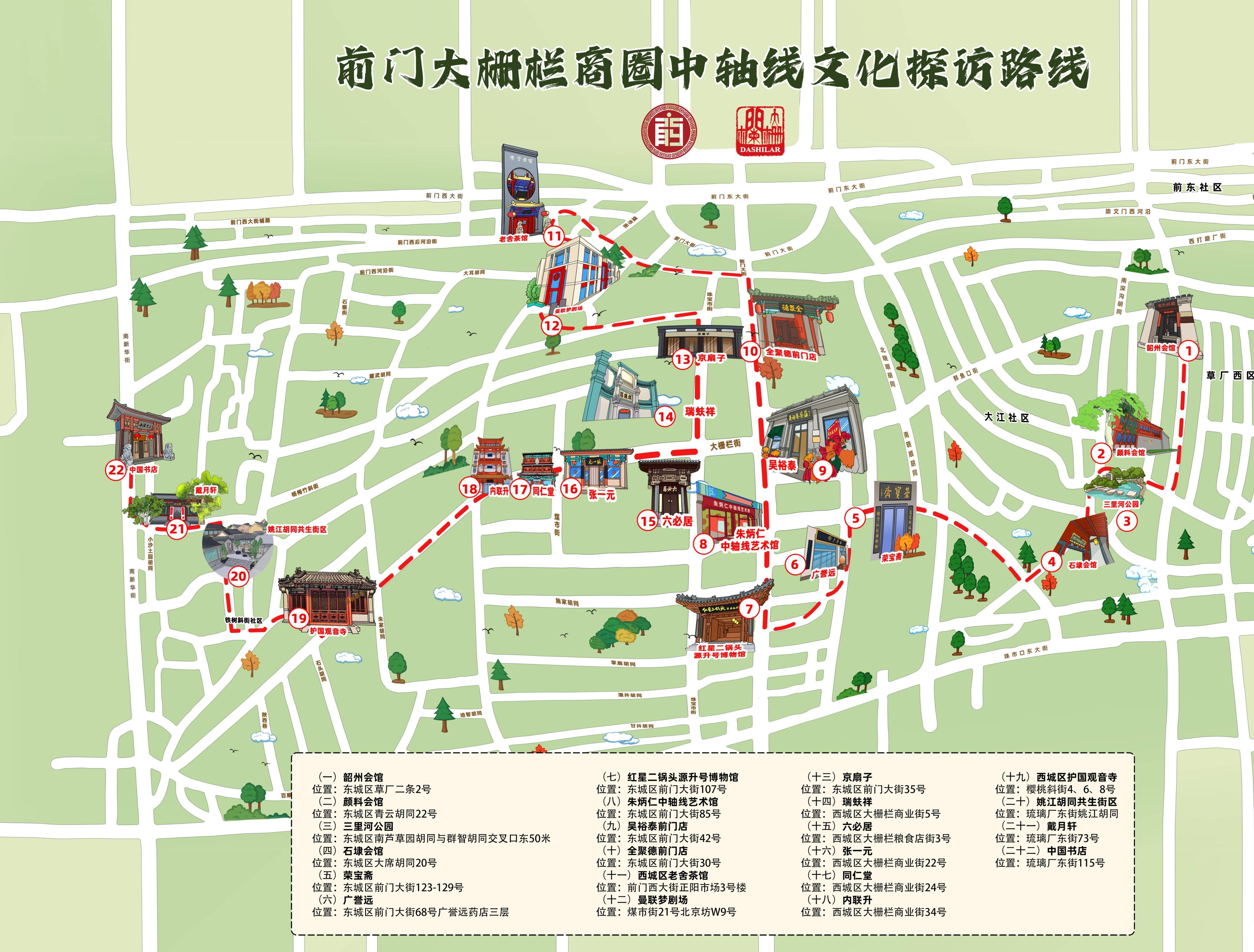 前门大栅栏商圈中轴线文化探访路线发布，两街道跨区合作_发展_西城区_会馆
