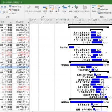 56套各项目类型施工进度计划汇总project文件,可编辑,一键下载!_甘特图_任务_Project