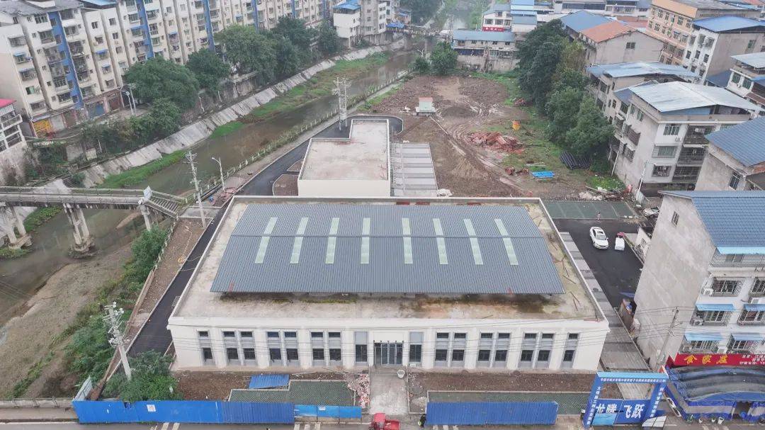 庆华镇新建农贸市场即将投入使用_华蓥_标准化_菜篮子