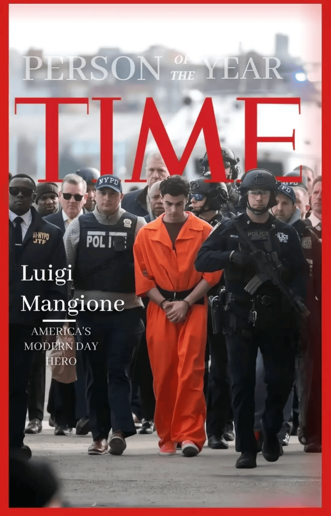 囚服穿成了爱马仕！刺杀医保巨头CEO枪手被押送的照片火了，像在拍大片走秀…_搜狐网