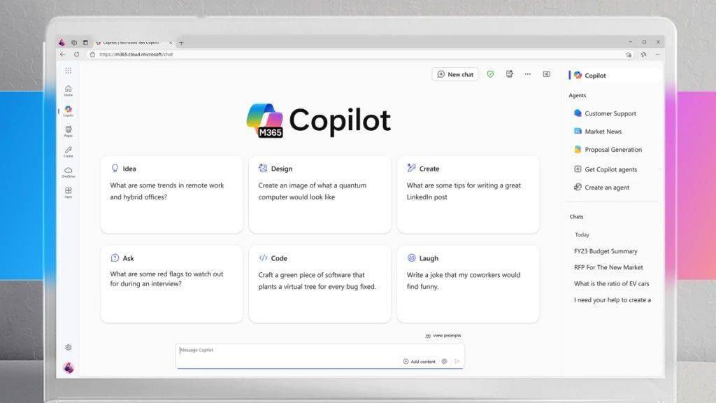 微软开启 AI 办公新时代：Microsoft 365 Copilot Chat 焕新上线