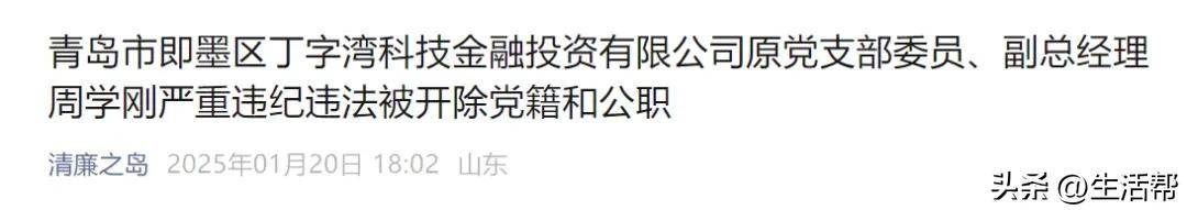 刚刚，青岛市纪委监委通报