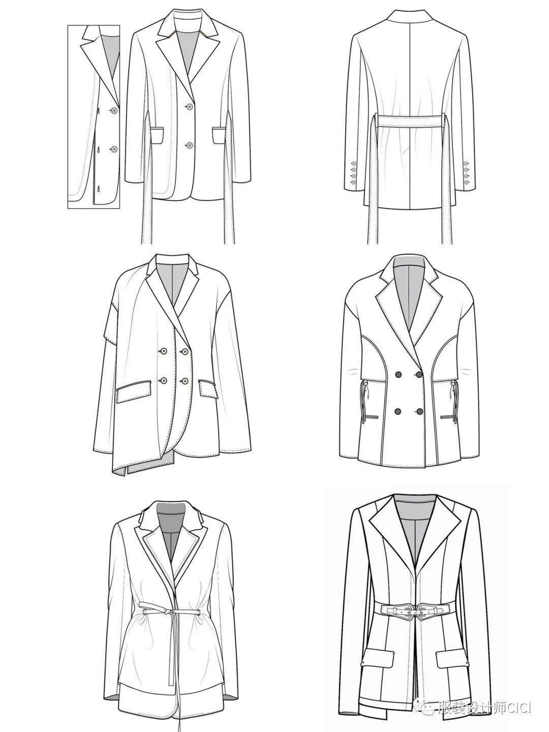 168款女士西服时装外套