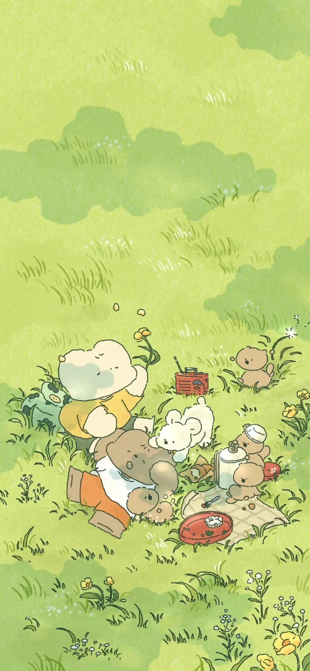 小众风插画 全屏壁纸