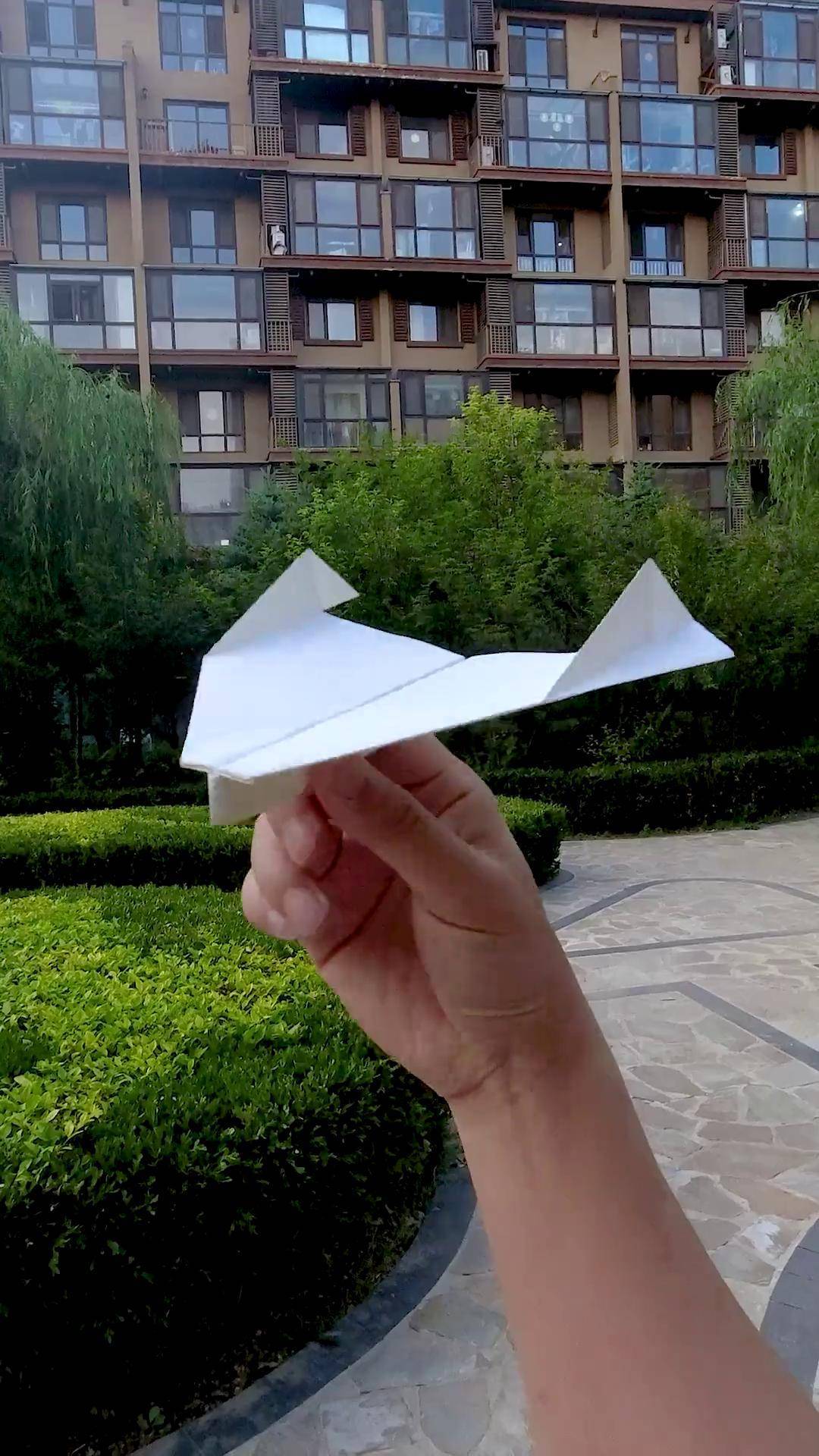 空翻回旋高空滑翔全能天火纸飞机 纸飞机 手工折纸 童年的纸飞机