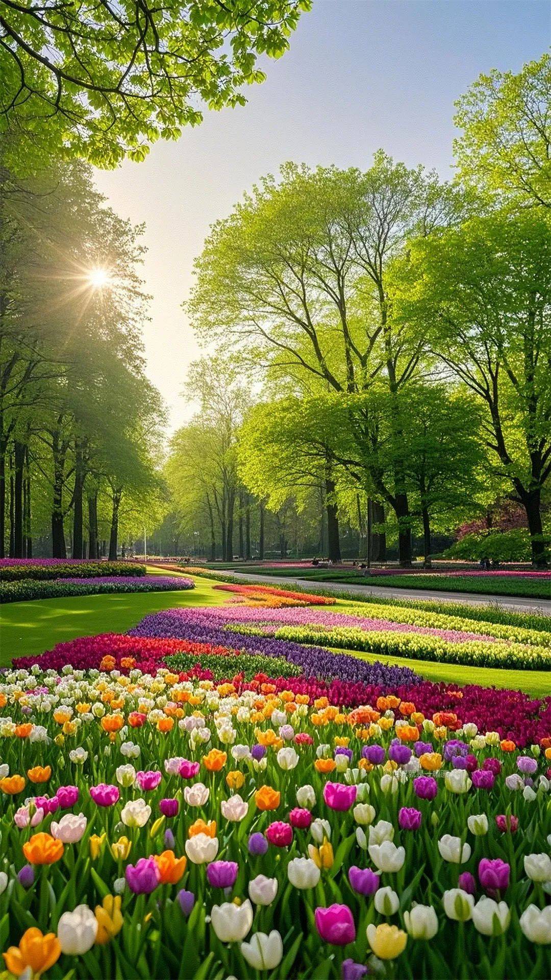 风过花田,绘一卷流动的春色