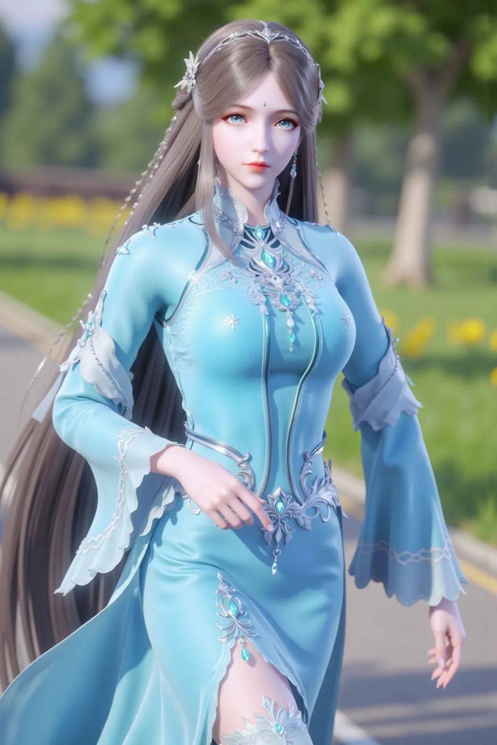 斗罗大陆:宁荣荣精美壁纸来了,丰臀玉足,第六张别错过