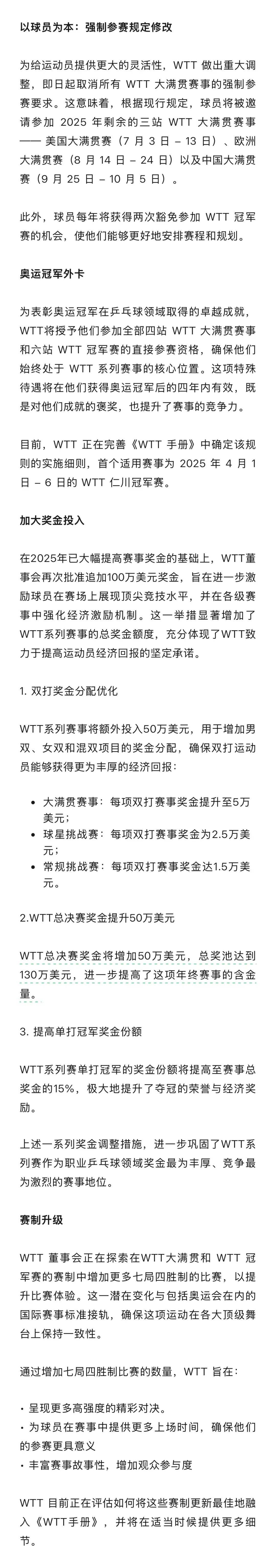 6686体育下载给樊振东“开门”WTT不破不立(图3)