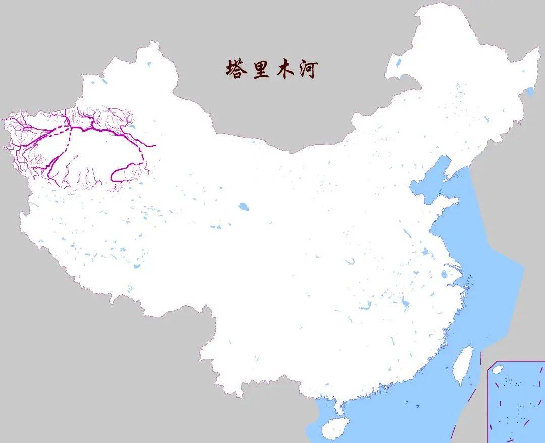 被震撼到了,中国各大河流水系图,如大地的血脉!