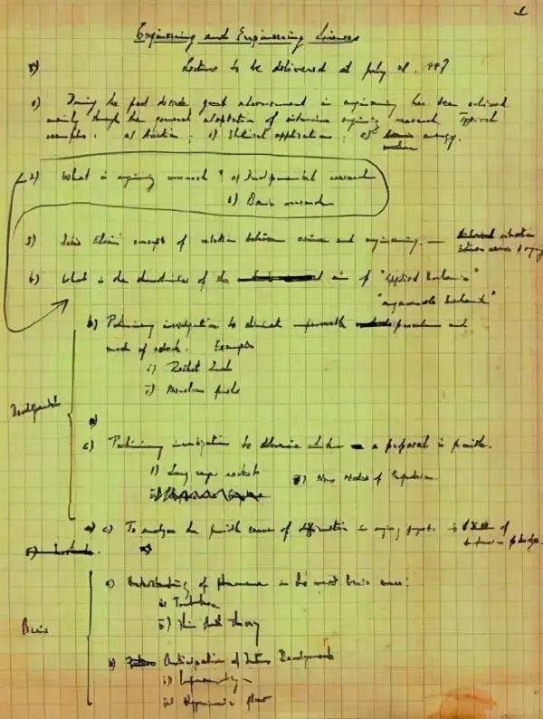 学霸钱学森的手稿曝光,字迹清秀,堪比"教科书"