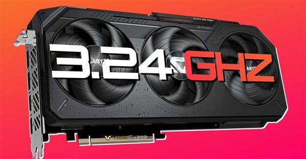 AMD RX 9070 XT显卡狂飙频率：最高竟超过3.2GHz