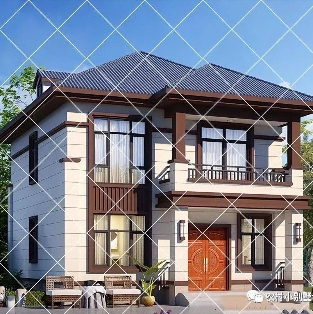小开间二层农村自建房别墅,15套二次小面宽小宅基地二层农村别墅自建房_生活_设计的_尺寸