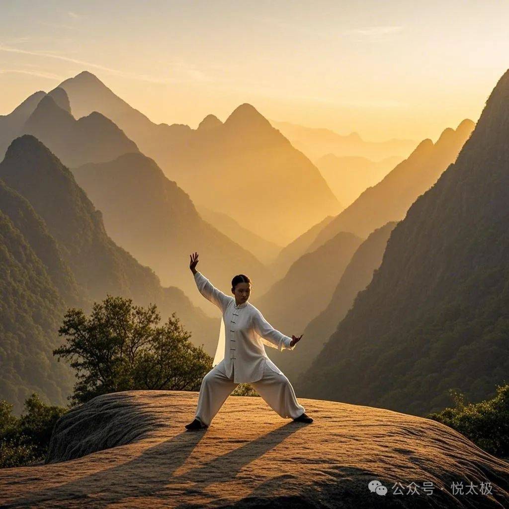 如何人海中,一眼认出练太极的她