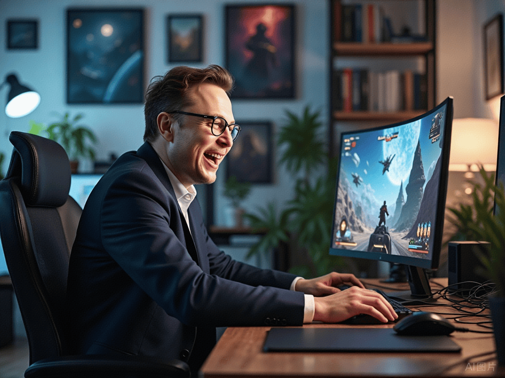 马斯克"电玩高手"人设被拆穿:女儿爆料父亲游戏技术糟糕