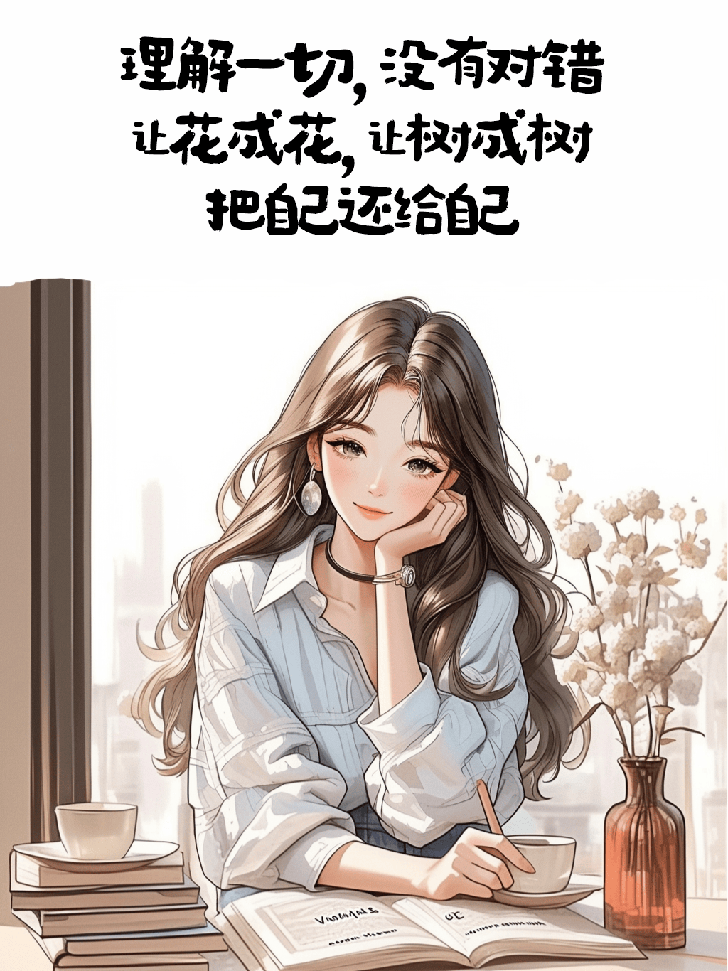 "大格局女人发的干净走心的句子"