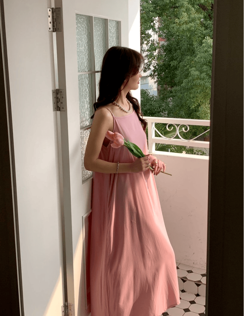 好漂亮的棉绸睡裙!到手才几十!